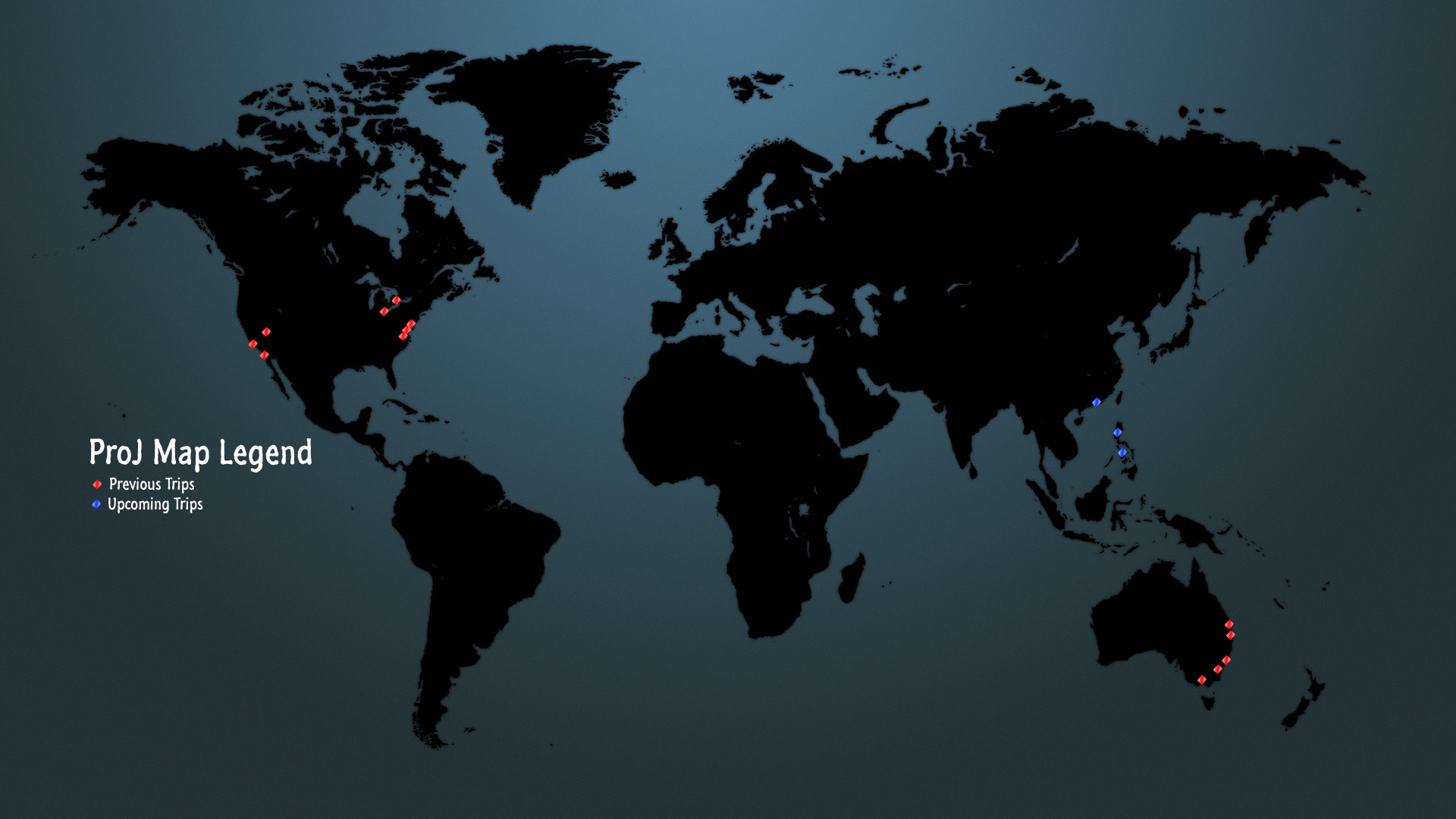 ProJ Travel Map